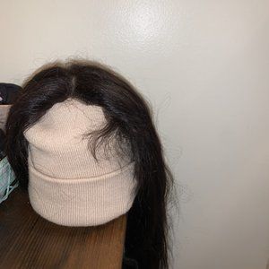 40in lace front human hair wig